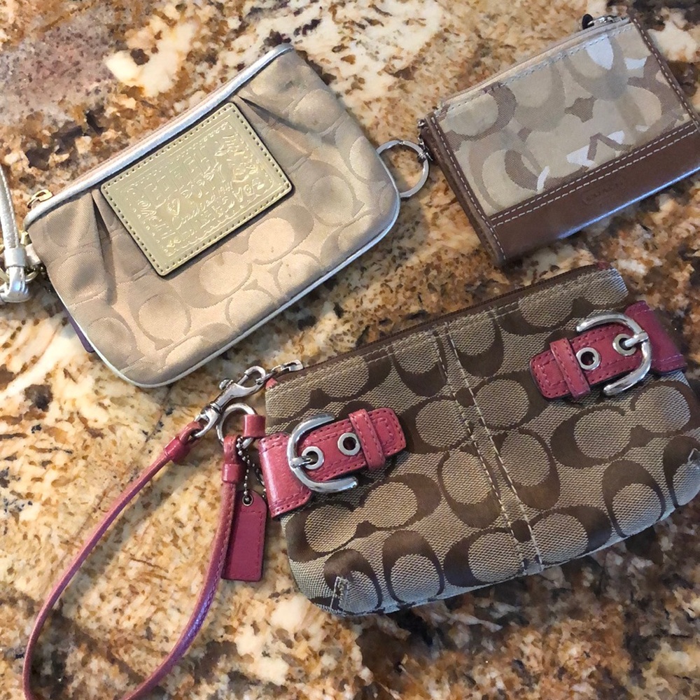Coach wristlets and wallets